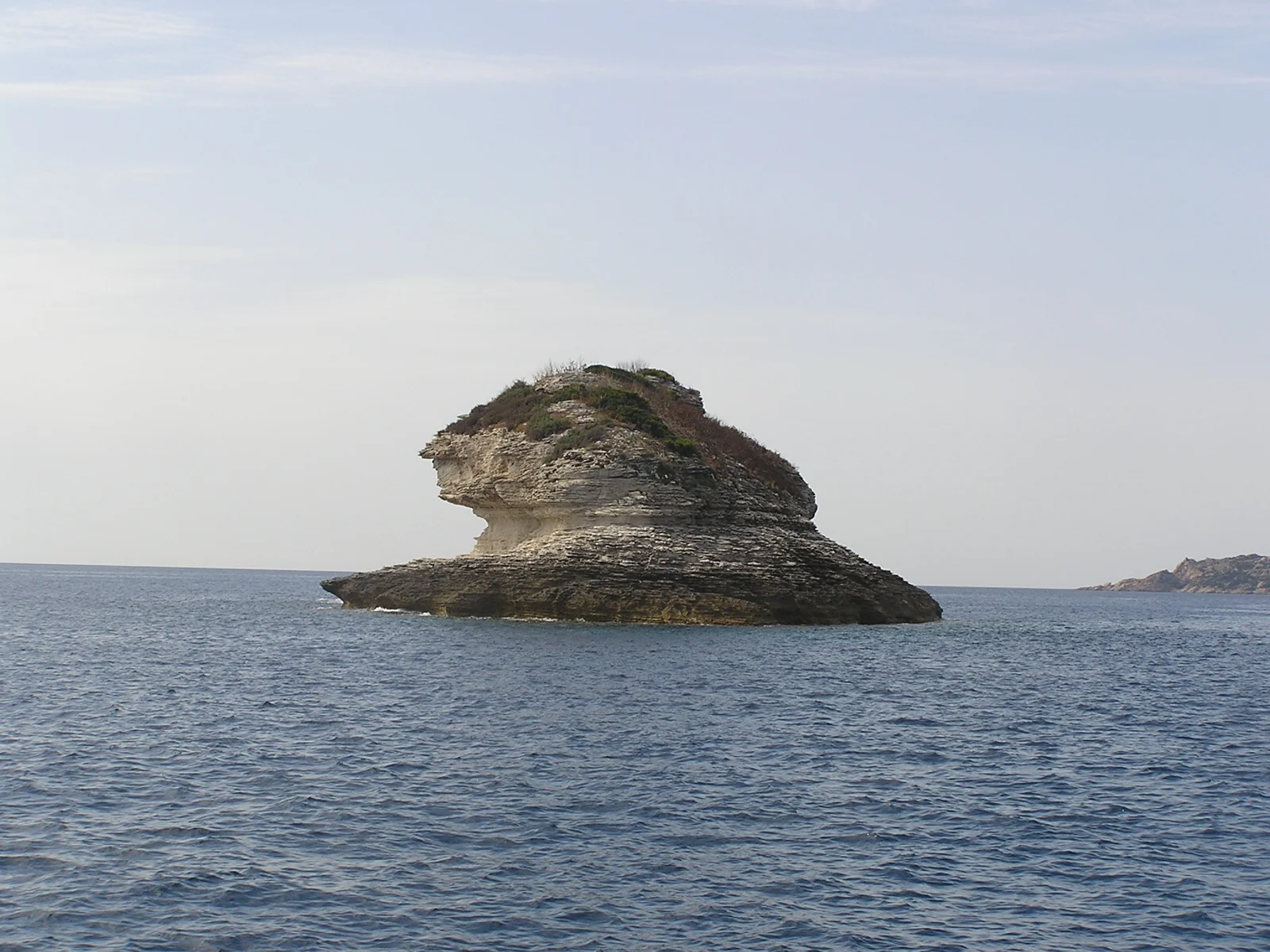 Formation rocheuse au large de Bonifacio
